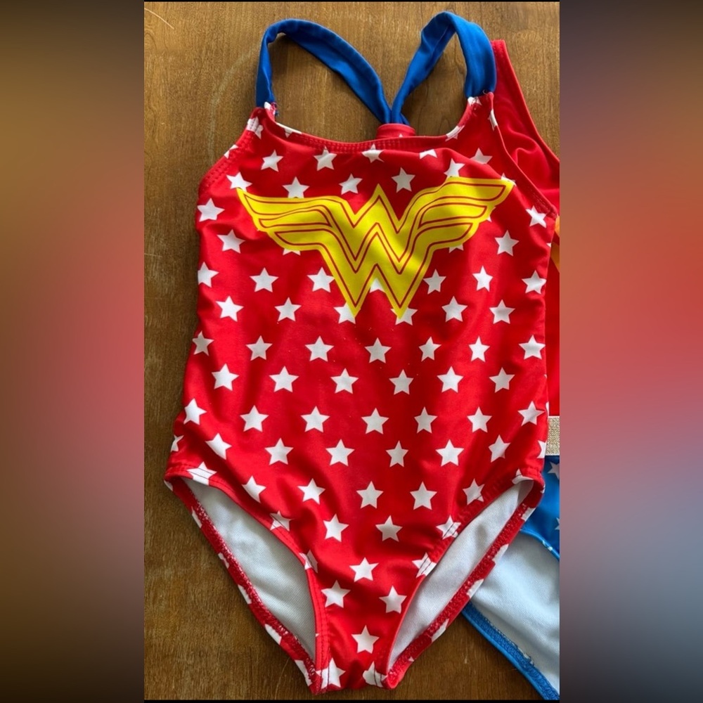 Superhero Costume Set Red and Blue with Iconic Logo